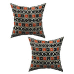 Red Bloosom Phulkari Embroidery Cushion (Set of 2)