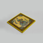 Feathered Friend Pattachitra Coasters