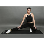 Black Yoga Mat With Carry Strap